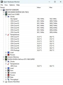 Herný PC,i5-9400,GTX 1660 Super 6GB,16GB RAM,M.2 - 7