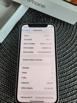 Apple IPhone 12 mini 128GB. ✅️ Top Stav ✅️ - 7
