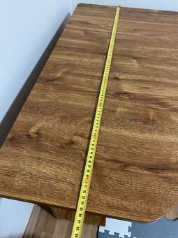 Kancelarsky stol dreveny hnedy - 7