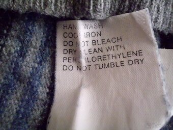 Fred Perry pánsky vlna sveter pásik L-M - 7