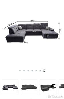 Sedacia súprava v tváre U - 7