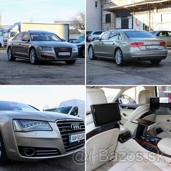 Audi A8 Long V8 Benzín - B&O - TV - Matrix - od 0% akontácie - 7