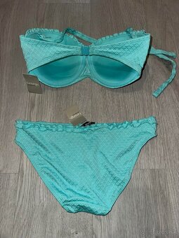 george nove tyrkysove stylove bikiny-plavky s visackou - 7