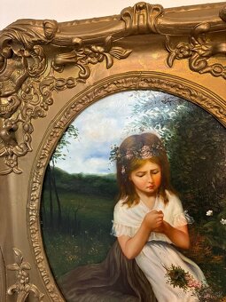 Olejomaľba na doske - 7