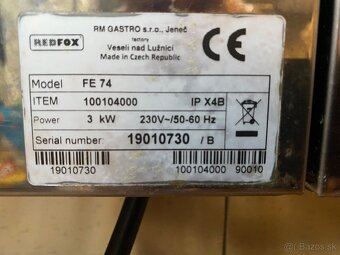 Elektrická fritéza FE 74 s dvomi vaňami - 7
