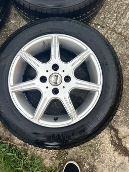 Peugeot Ford 4x108 alu disky + pneu Barum 195 65 r15 - 7