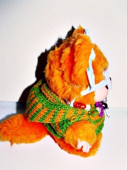 😻RETRO Mončičák monchichi, monchhichi vzácné Nyamy kotě - 7
