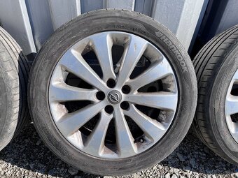 Alu disky sada R17 5x105, letné pneu 215/50 Opel Astra J - 7