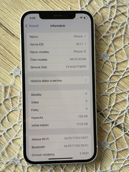 Predám iPhone 12 128GB - 7