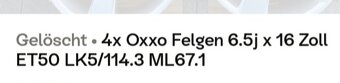 alu kolesá OXXO - 7