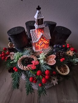 Adventný veniec vianočný - 7