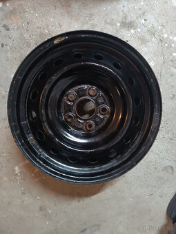 Plechové disky R16 5x114,3 6,5J + puklice - 7