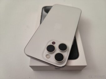 apple iphone 15 PRO MAX 256gb White Titanium 100% Batéria - 7