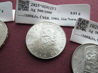 Staré mince 3ks ČSSR striebro - 7