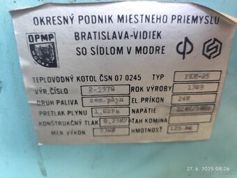 Predám náhradné diely na starý plyn kotol - 7