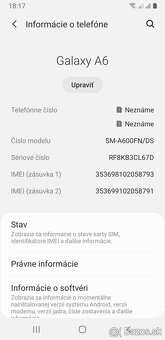 Samsung Galaxy A6 DUOS + 2ks hodinky - 7