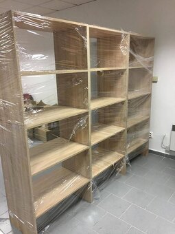Predám knižnice, policové regále , obchodné regále NOVE 200x - 7