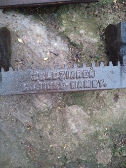 Košické Hámre odliatok napis - 7