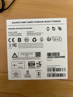 Suunto 9 Baro, Titanium, Charcoal Black - 7