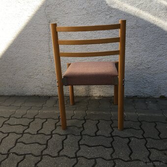 Retro stolicka Miroslav Navratil 4 ks Vintage - 7