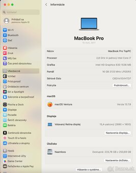 MacBook Pro 15" 2017 Silver (i7/16/256GB) + ZÁRUKA - 7