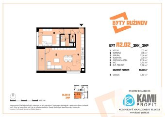 Novostavba v Ružinove - Mlynské Luhy 2 izbový byt s loggiou - 7
