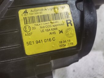 Svetlá octavia 3 facelift h7+h7 prerabka BILED - 7