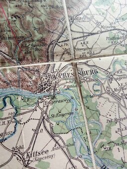 historicka mapa Pressburg a okolie 1889 (Uhorska) - 7