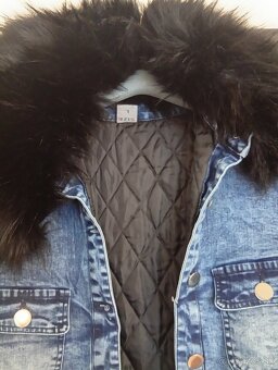 Krásny dámsky kabát jeseň/zima.plus darček - 7