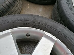 Hliníkové disky 4x108 + letné pneu 205/55r16 - 7