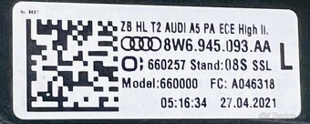 Audi RS5 S5 A5 8w6 facelift zadní světla - 7