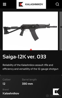 Kúpim brokovnicu SAIGA 12 - 7