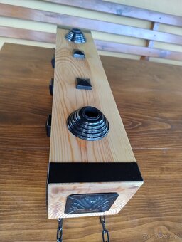 Lustre drevený hranol - 7