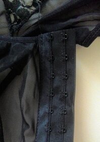 Čierny podväzkový pás + nohavičky + samodržky - 7