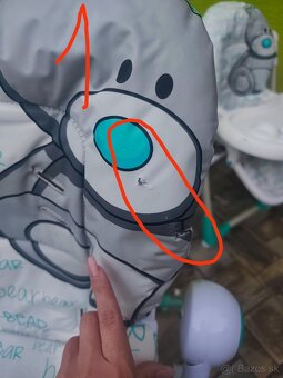 Detská jedálenská stolička Zopa Monti - Menthol Mint - 7