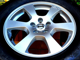 alu R17 5x108, senzory, zimné pneu 235/65, orig. Volvo XC60 - 7