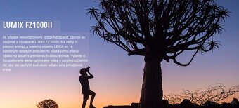 Panasonic Lumix FZ1000 + 2x orig. batéria + brašňa - 7