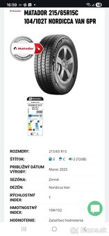 Matador 215/65 16c Zimné - 7