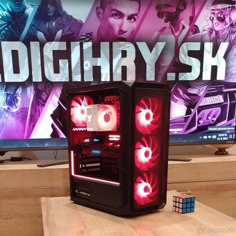 Herný / pracovný PC–Ryzen 5+RTX 2070+32 GB RAM+NVMe+ARGB - 7