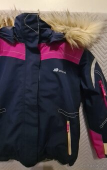 Dievčenská športová zimná bunda Skogstad, veľ. 116/122 - 7