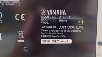 Zosilňovač Yamaha A-S201(Strieborný) - 7