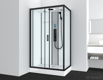 Sanotechnik QuickLine Boston black - Sprchová kabína 90x120x - 7