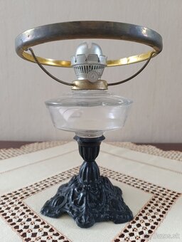 Starožitná petrolejová lampa - 7