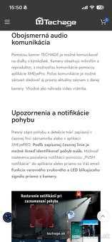 Techage kamerový systém 4x 5MP kamera, NVR + kabeláž - 7