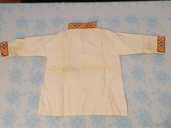 Detské košele ku krojom 2ks - 7