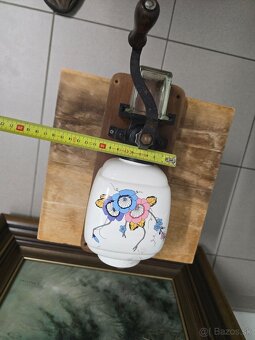 Porcelánový mlyncek nástenny - 7