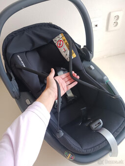 Vajicko Maxi-Cosi Coral 360 Essential Black - 7