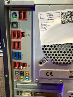 Stolový počítač AMD Phenom II X4 / 8GB / 500GB SSD / GT 730 - 7