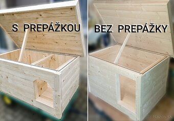 Psia búda zateplená 4cm pre psov búda pre psa - 7