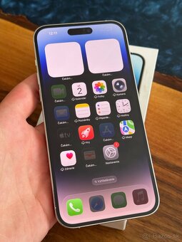 iPhone 14 Pro Max 128gb Silver originalny top stav - 7